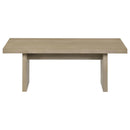 Decker 2-piece Coffee and End Table Set Natural Oak