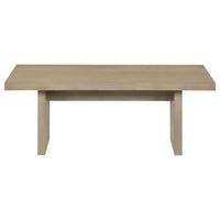 Decker 2-piece Coffee and End Table Set Natural Oak
