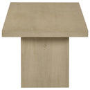 Decker 2-piece Coffee and End Table Set Natural Oak