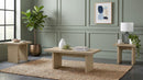 Decker 47-Inch Rectangular Cocktail Coffee Table Natural Oak