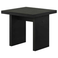 Decker Square Occasional Side End Table Black
