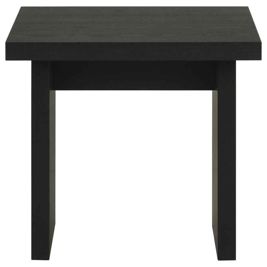 Decker 2-piece Coffee and End Table Set Black