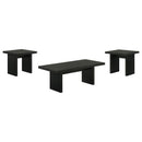 Decker 3-piece Coffee and End Table Set Black