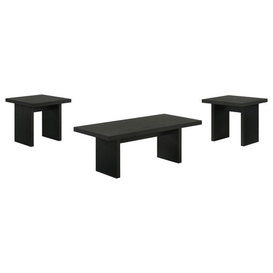 Decker 3-piece Coffee and End Table Set Black