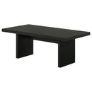 Decker 47-Inch Rectangular Cocktail Coffee Table Black