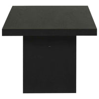 Decker 47-Inch Rectangular Cocktail Coffee Table Black