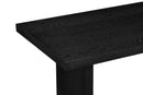 Decker 47-Inch Rectangular Cocktail Coffee Table Black