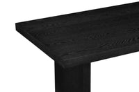 Decker 47-Inch Rectangular Cocktail Coffee Table Black