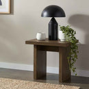 Decker Square Occasional Side End Table Walnut