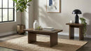 Decker 2-piece Coffee and End Table Set Walnut