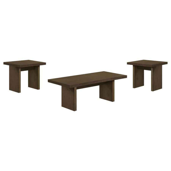 Decker 3-piece Coffee and End Table Set Walnut