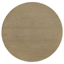 Hamlyn 2-piece Round Fluted Coffee and End Table Set Natural Oak