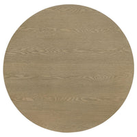 Hamlyn 3-piece Round Fluted Coffee and End Table Set Natural Oak