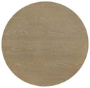 Hamlyn Round Fluted Occasional Cocktail Coffee Table Natural Oak