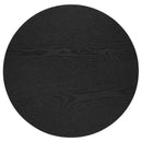 Hamlyn 3-piece Round Fluted Coffee and End Table Set Black