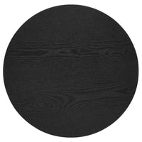 Hamlyn 3-piece Round Fluted Coffee and End Table Set Black