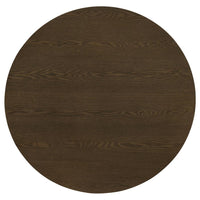 Hamlyn 2-piece Round Fluted Coffee and End Table Set Walnut