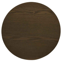 Hamlyn 3-piece Round Fluted Coffee and End Table Set Walnut