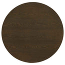 Hamlyn Round Fluted Occasional Cocktail Coffee Table Walnut