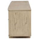 Kailani 79-inch 4-door Cane TV Stand Media Console Beige Oak