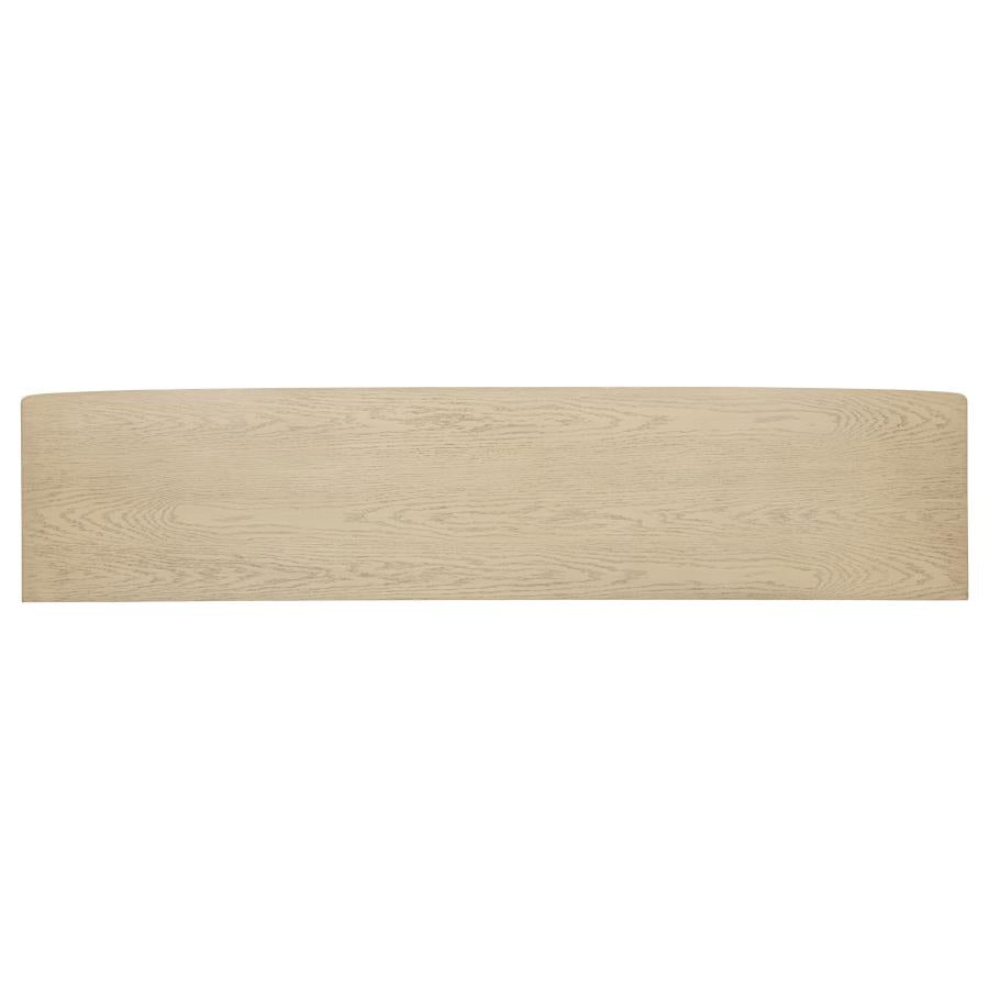 Home & Sleep Outlet - Kailani 79-inch 4-door Cane TV Stand Media Console Beige Oak