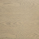 Kailani Coastal Square End Side Table with Shelf Beige Oak