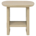 Home & Sleep Outlet - Kailani 3-piece Coastal Coffee and End Table Set Beige Oak