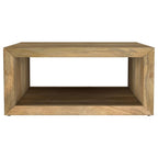 Home & Sleep Outlet - Benton Square Solid Mango Wood Coffee Table Natural