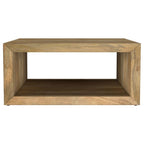 Home & Sleep Outlet - Benton Square Solid Mango Wood Coffee Table Natural