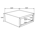 Home & Sleep Outlet - Benton Square Solid Mango Wood Coffee Table Natural
