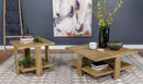 Dawn Square Engineered Wood End Table Mango Brown
