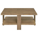 Dawn 3-piece Round Coffee and End Table Set Mango Brown