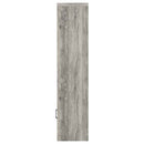 Burke 4-shelf Engineered Wood Media Tower Grey Driftwood
