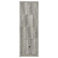 Burke 4-shelf Engineered Wood Media Tower Grey Driftwood