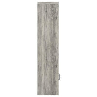 Burke 4-shelf Engineered Wood Media Tower Grey Driftwood