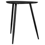 Home & Sleep Outlet - Odessa Triangular Solid Wood End Table Black