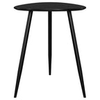 Home & Sleep Outlet - Odessa Triangular Solid Wood End Table Black