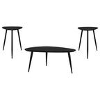 Home & Sleep Outlet - Odessa 3-piece Triangular Coffee and End Table Set Black