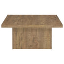 Devar 2-piece Square Coffee and End Table Set Mango