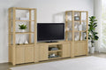 Home & Sleep Outlet - Laurelton 3-piece Entertainment Center TV Stand Light Oak