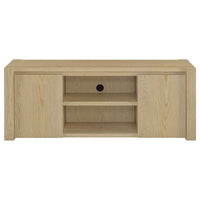 Laurelton 3-piece Entertainment Center TV Stand Light Oak