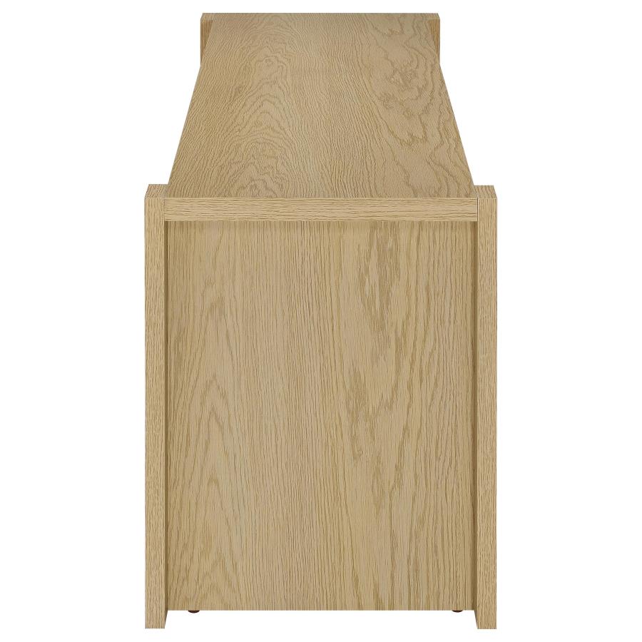 Home & Sleep Outlet - Laurelton 3-piece Entertainment Center TV Stand Light Oak