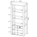 Home & Sleep Outlet - Laurelton 3-piece Entertainment Center TV Stand Light Oak