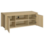 Home & Sleep Outlet - Laurelton 60-inch 2-door TV Stand Media Console Light Oak