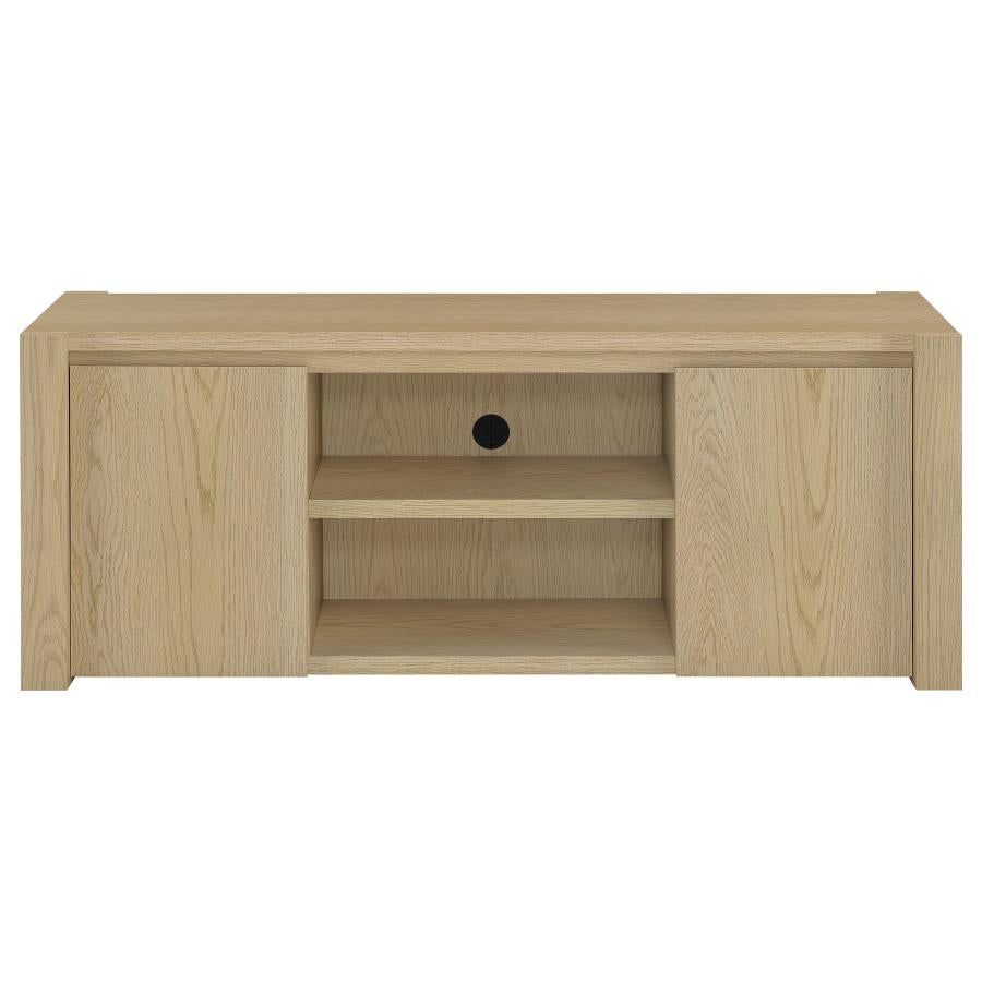 Home & Sleep Outlet - Laurelton 60-inch 2-door TV Stand Media Console Light Oak