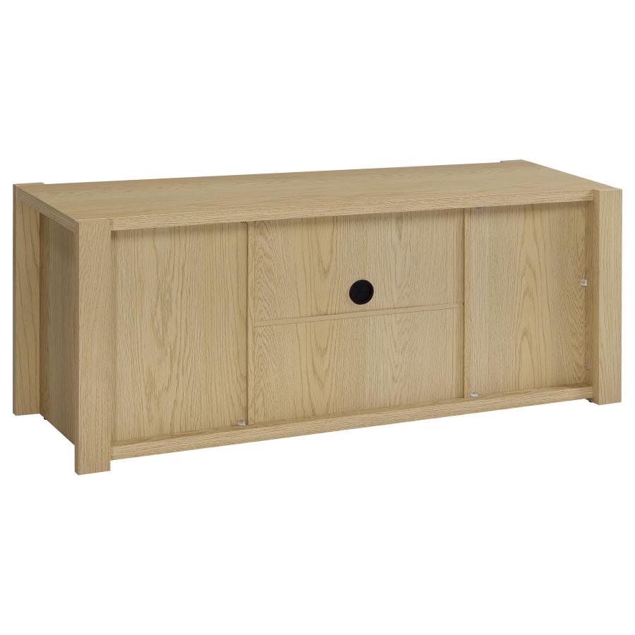 Home & Sleep Outlet - Laurelton 60-inch 2-door TV Stand Media Console Light Oak