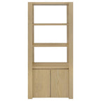 Home & Sleep Outlet - Laurelton 3-shelf Media Tower Tall Pier Cabinet Light Oak