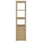 Home & Sleep Outlet - Laurelton 3-shelf Media Tower Tall Pier Cabinet Light Oak