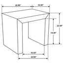 Odilia Rectangular Solid Wood End Table Auburn