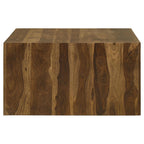 Home & Sleep Outlet - Odilia 2-piece Solid Wood Coffee and End Table Set Auburn